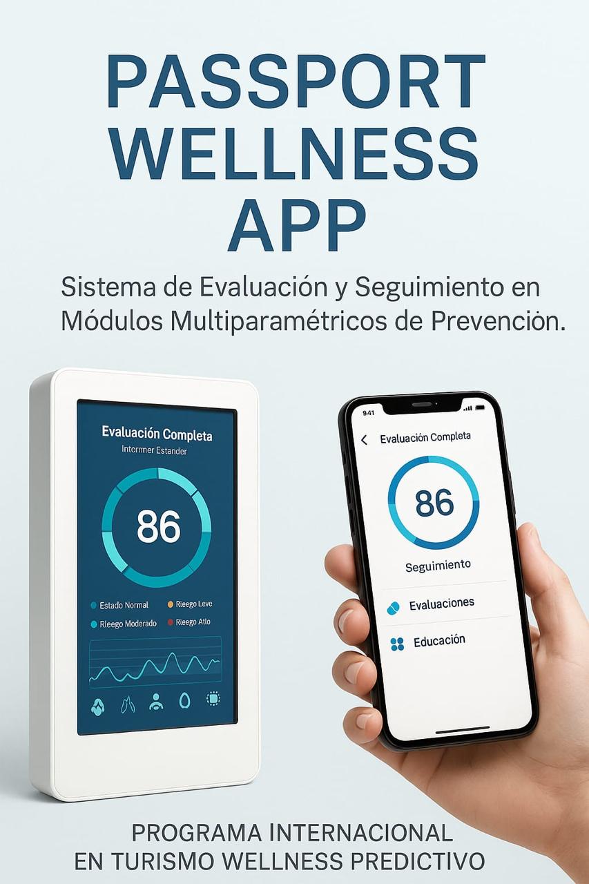 Pantalla de la app con pasaporte de evaluación y seguimiento