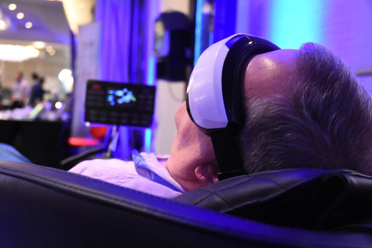 Vista del sillón de biorregeneración en la sala principal